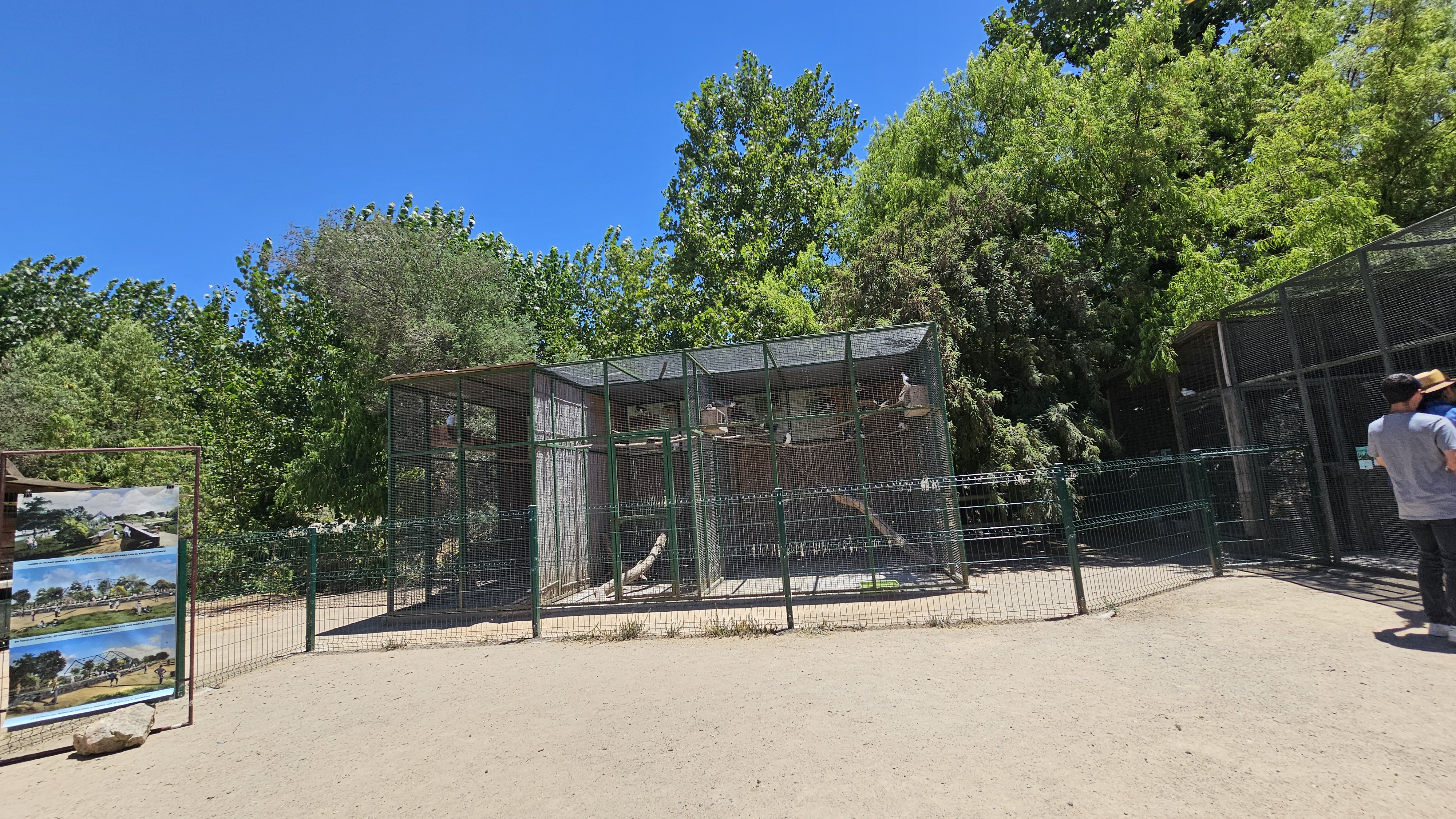 Fotografía del sitio reservado para que habiten los animales del parque